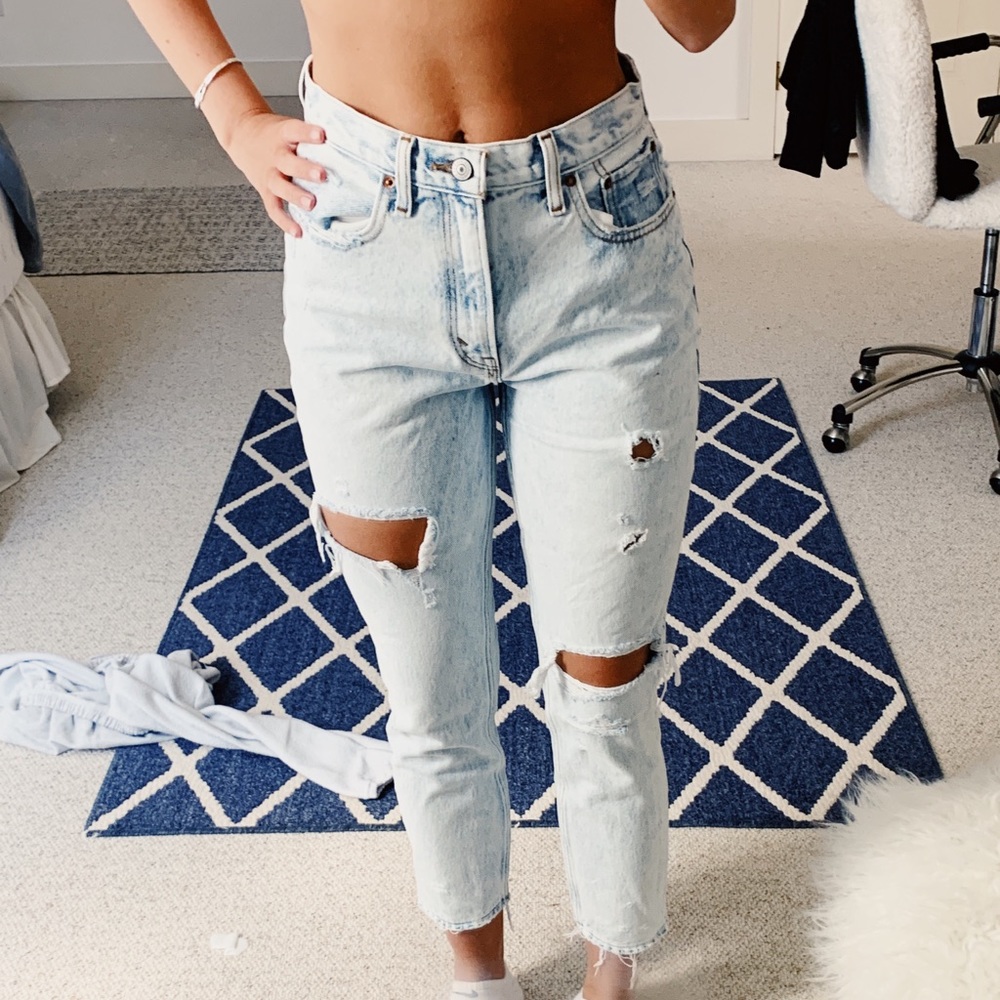 RIPPED ACID WASHED JEANS!